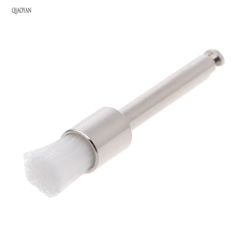 1PC Dental Polishing Polisher Prophy Cup Brush Brushes Nylon Latch Flat