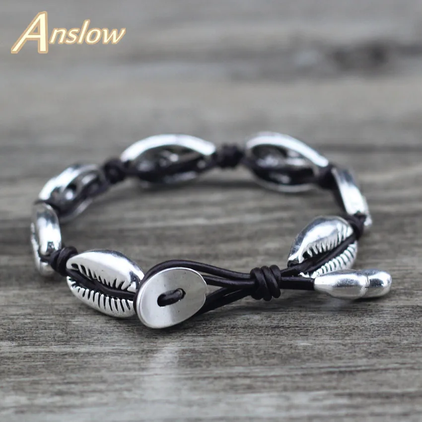 Anslow 2019 Новый бренд моды ювелирные изделия древнее серебро покрытием морской