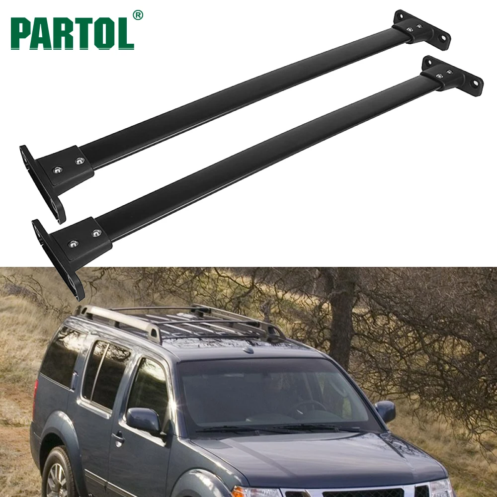 Partol Car Roof Rack Cross Bars Crossbars Fit for Nissan Pathfinder