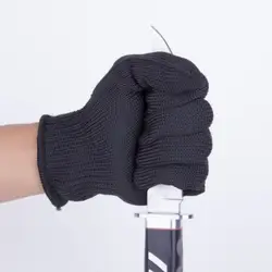 1 пара Professional устойчивые к порезам перчатки нержавеющая сталь перчатки с проволокой уровень 5 Защита многоцелевой рабочие перчатки