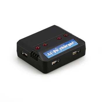 

4Pcs 3.7V 500mAh Battery + 4 in 1 USB Charger for Syma X5 X5C X5SC X5SW MJX X705C RC Drone Quadcopter Spare Battery Parts