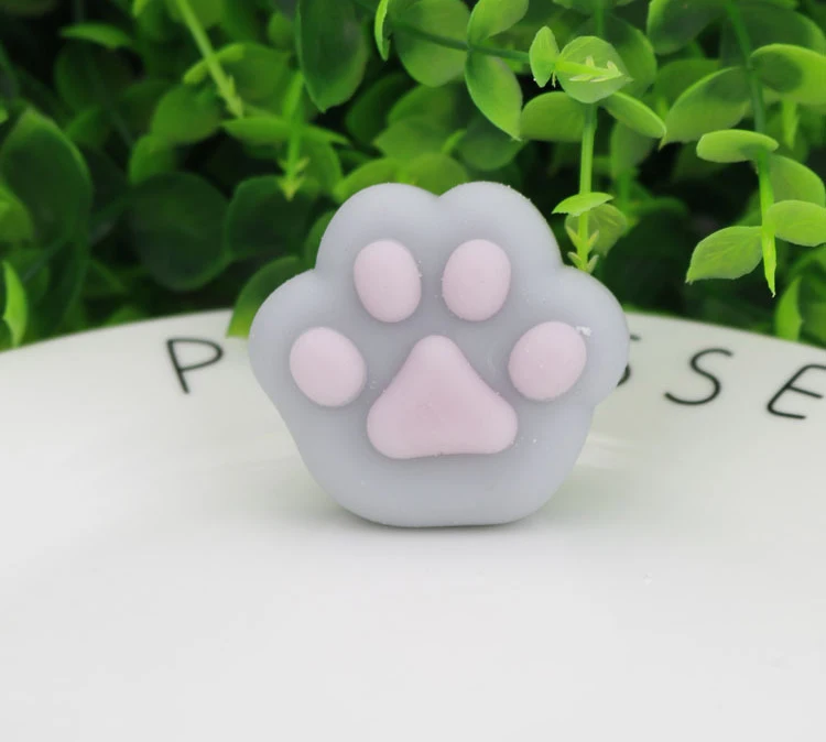 Мини-креативный TPR мягкий многоцветный милый кот Антистресс мяч сжимающий стресс облегчение подарок Забавный Сжимаемый игрушка - Цвет: Cat claw 3