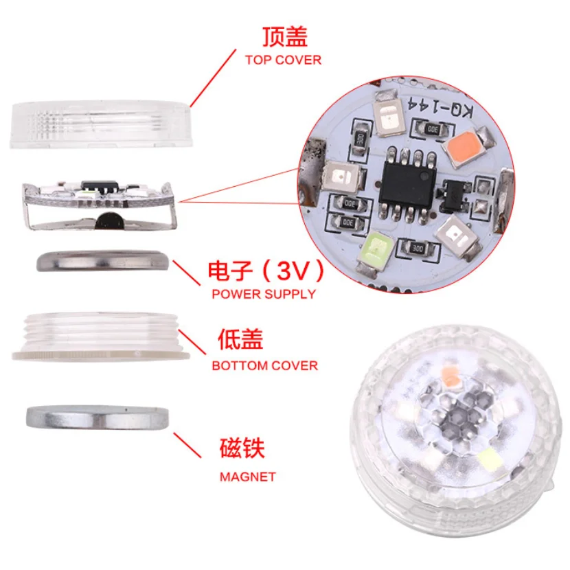 24pcs Car Door LED Opening Warning Decorative lamp safely Flash Welcome Light Wireless Anti-collid signal light for all cars