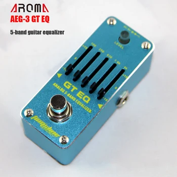 

Effectors AROMA AEG-3 GT EQ 5-band Equalizer Effect Pedal for Guitar Mini Analogue Effect True Bypass Pedal