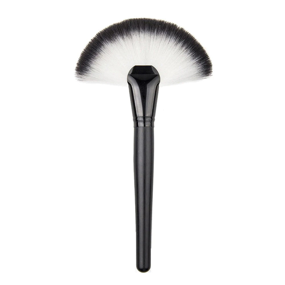 Professional 1pc Soft Makeup Large Fan Brush Blush Loose Powder