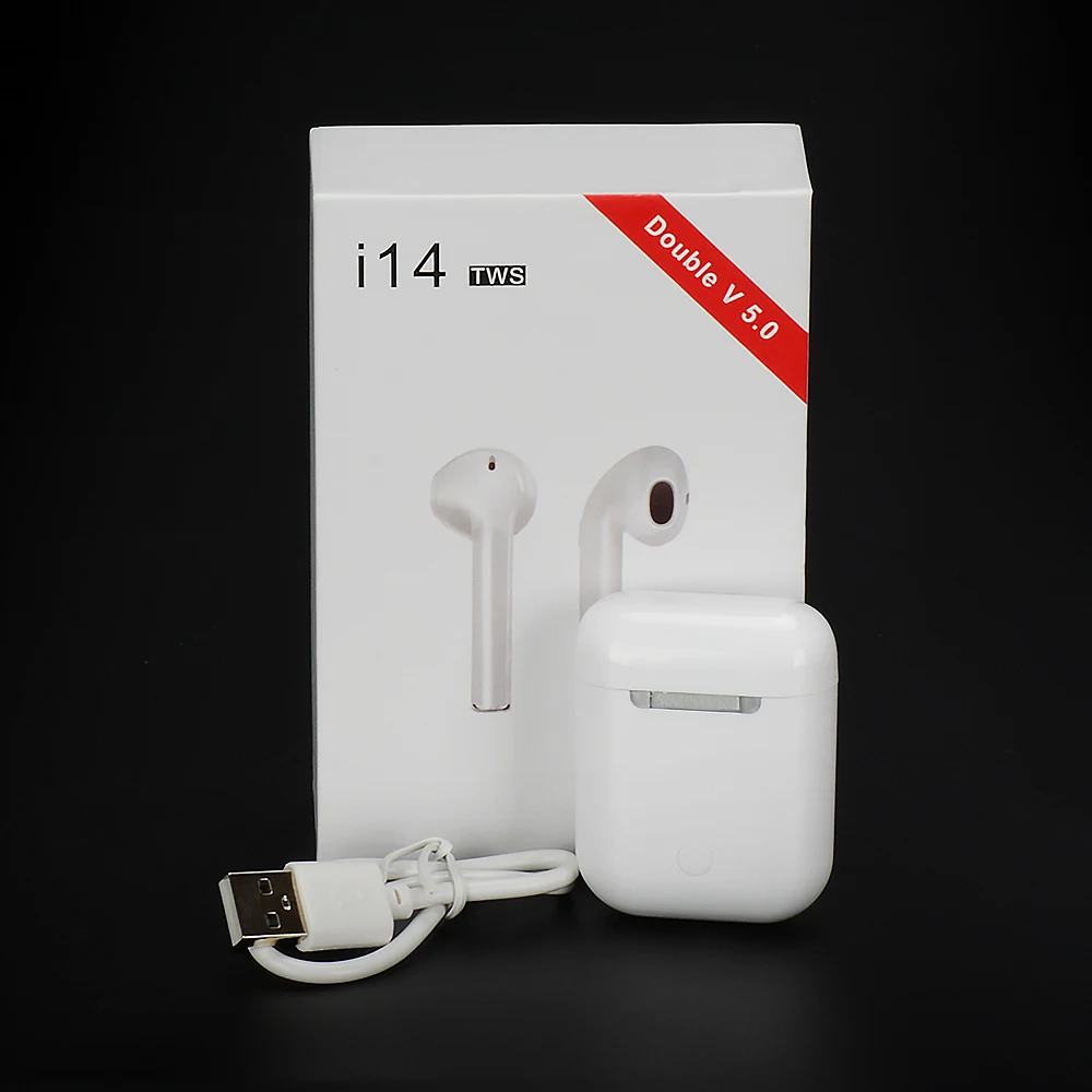

2019 i14 TWS 1:1 Wireless Bluetooth 5.0 Earphone Earbuds Touch Control For iPhone Xiaomi airdot PK i13 i10 i12 i88