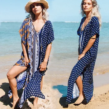 

Sexy Women Tassel Chiffon Cardigan Long Tops Blousa Bikini Swimwear Cover Up Beach Dress