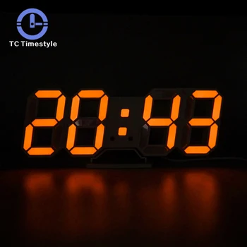 Relojes De Casa 3d Led Reloj De Pared Moderno Digital Relojes De
