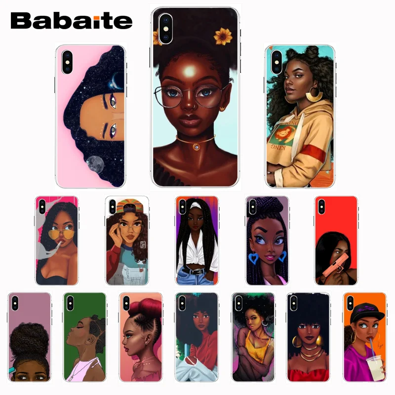 Babaite Black Girl Magic Melanin Poppin Coque Shell Phone Case For iPhone 8 7 6 6S Plus X XS XR XSMax 5 5s SE 5c Babaite Black Girl Magic Melanin Poppin Coque Shell Phone Case For iPhone 8 7 6 6S Plus X XS XR XSMax 5 5s SE 5c
