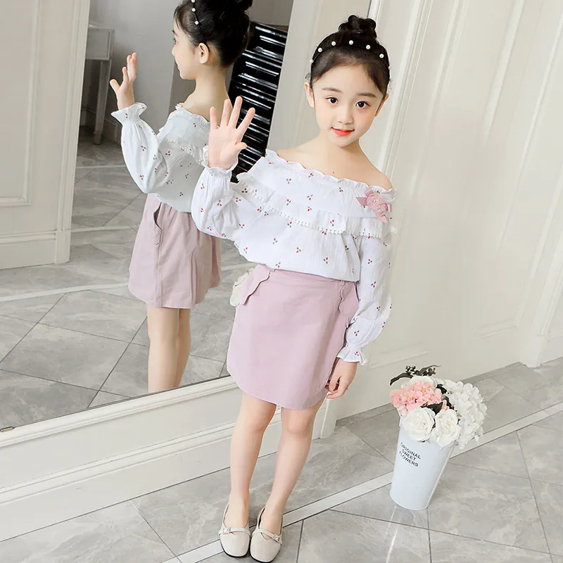 

JMFFY Children Clothing 2019 Spring Autumn Toddler Girls Clothes Outfit Kids Clothes Girls Tracksuit Suit For Girls 4-15T Party