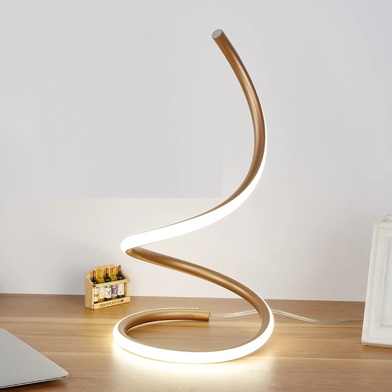 

new brief style LED table lamp modern LED light fixturs AC110V 220V 12W living room reading room table lights