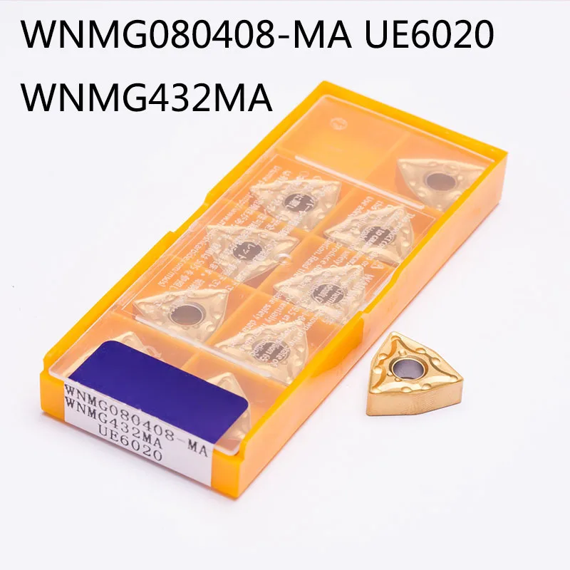 WNMG080408 MA UE6020 WNMG432MA OEM Tungsten Insert Carbide Tip Boring