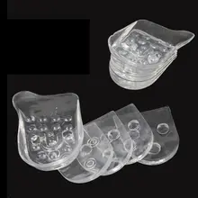 1 пара Прозрачный 5 слоев Регулируемый более высокий Стельки силиконовые гелевые вставки Лифт обувные колодки, визуально увеличивающая рост; удобная; Прямая поставка