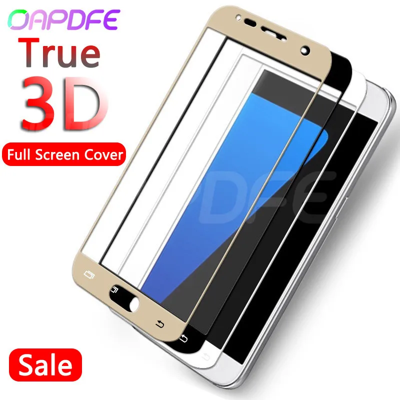 Закаленное 3D стекло OAPDFE для Samsung Galaxy S7 A7 A5 A3 2017 J3 J5 J7 2016 защита экрана с полным
