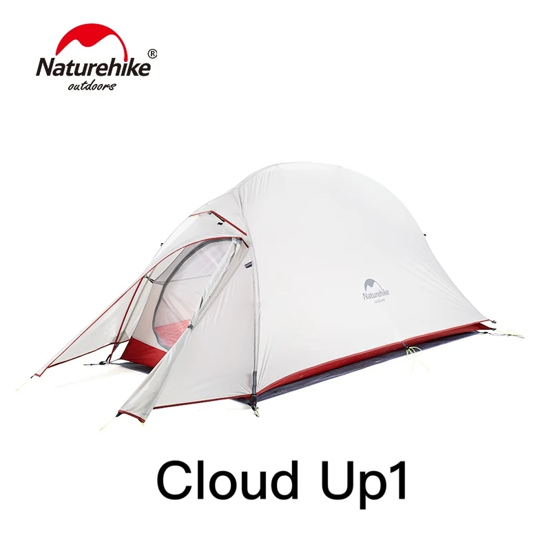 Серия Naturehike Cloud Up, Ультралегкая походная палатка, водонепроницаемая походная палатка, 20D нейлоновая палатка с бесплатным ковриком