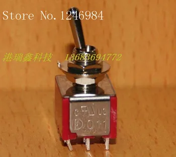 

[SA]T8301 nine feet two tranches M6.35 small three -way toggle switch toggle switch Q11 1M31 Taiwan Deli Wei--50pcs/lot