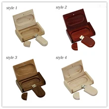 Деревянный персональный креативный подарок заказной логотип дерево с коробкой USB флеш-накопитель U диск USB2.0 флеш-накопитель 4G 8GB 16GB 32GB 64GB