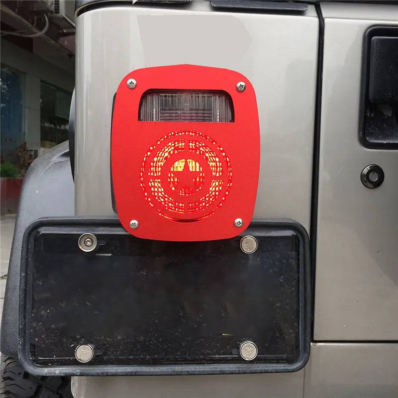 Для 1987 2006 Jeep Wrangler TJ YJ задний фонарь Чехлы задние фонари защита лампы Защита
