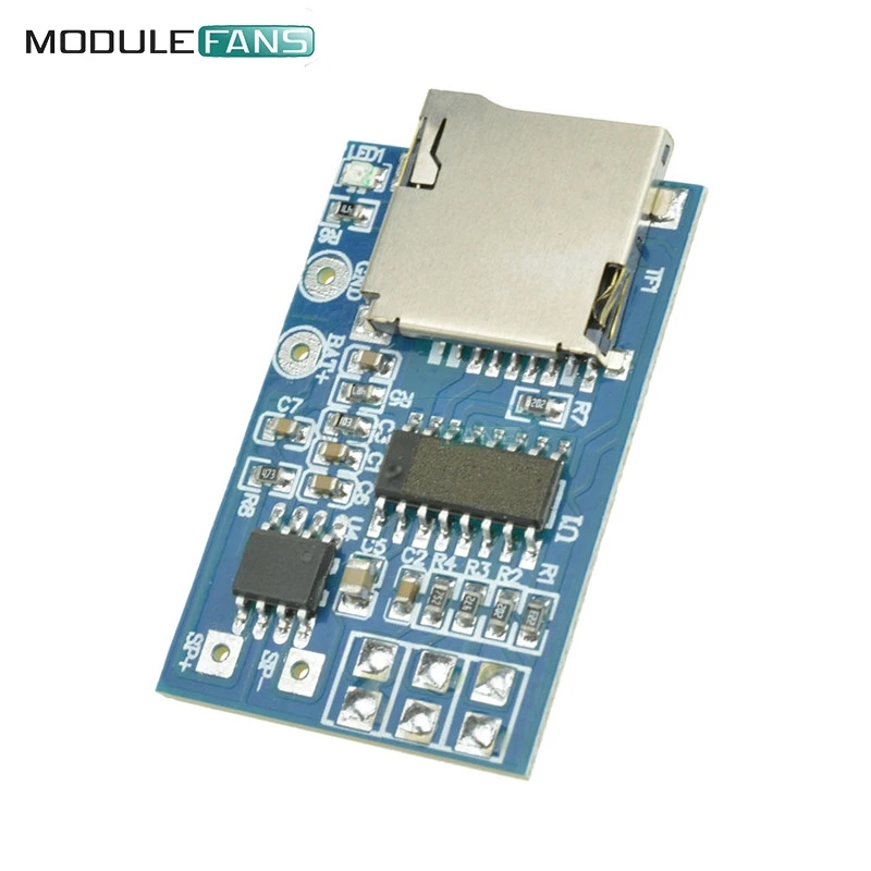 Плата mp3 декодера с TF картой GPD2846A 2 Вт модуль усилителя для модуля питания Arduino GM