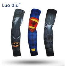 Мстители супергерой Капитан Америка манжеты паук БЭТМЭН Супермен митенки быстросохнущая 3d принт унисекс тренировки рука рукава