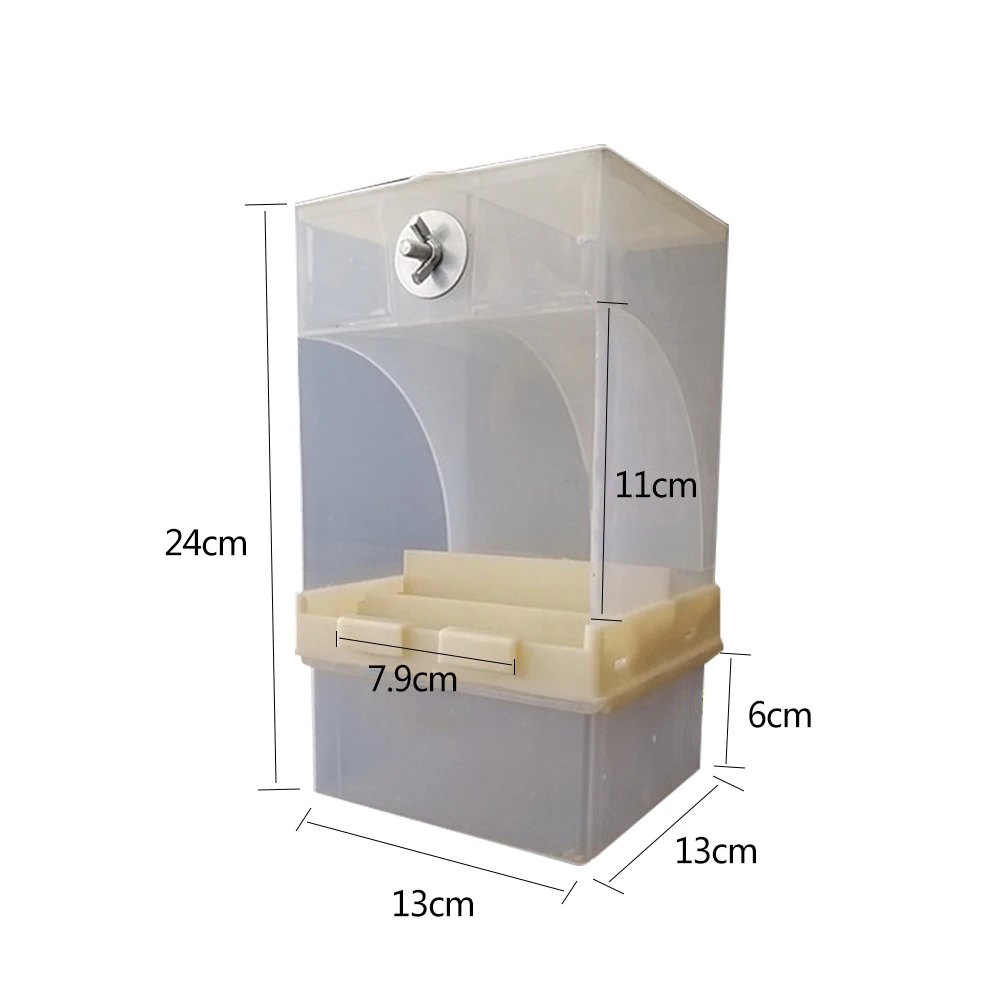 Домашние птицы Автоматические Семян подачи клетка для попугая кормушка 440 мл/850 мл Ёмкость