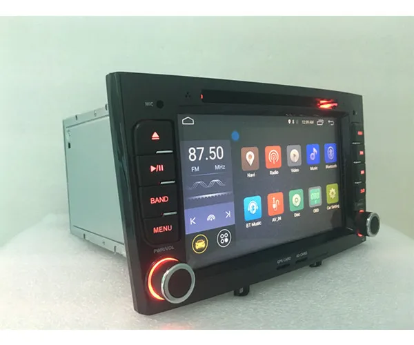 Best Car radio dvd GPS navigation Android 6.0 navigation for Peugeot 408  & 308 GPS RDS IPOD 3G 4G SWC Rearview Free 8GB Map card 16
