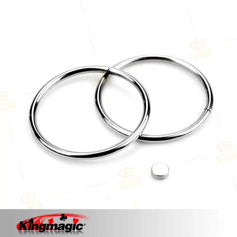 Anillo Magnético Mágico Para Trucos - Aparece/Desaparece Objetos, Accesorio De Ilusión Y Mentalismo (21 Mm, Dorado)