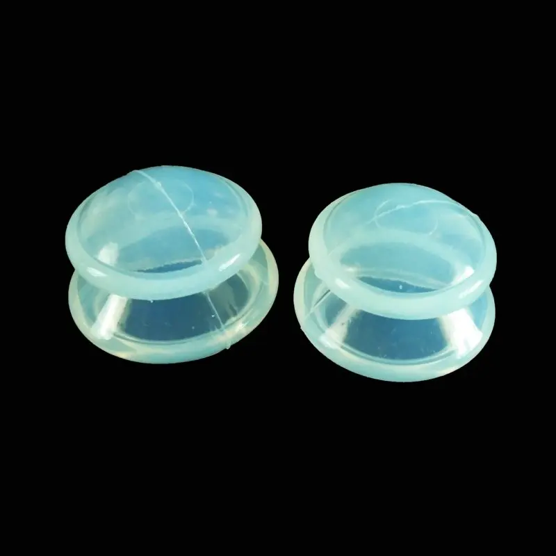 2pcs Transparent Silicone Vacuum Cupping Cups face beauty clearing damp Body Massage Slimming Helper Suction cup Anti Cellulite