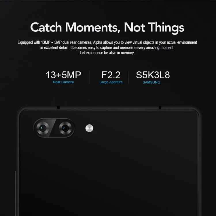 MAZE ALPHA 4GB RAM 64GB ROM MTK Helio P25 2.5GHz Octa Core 6.0 Inch 2.5D Corning Gorilla Glass FHD Screen Dual Camera Android 7.0 4G LTE Smartphone