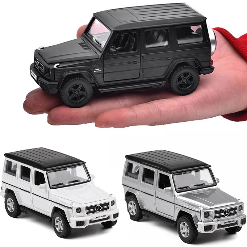 Модель из металлического сплава AMG G63 4 цвета 1:36 с обратной стороной модель