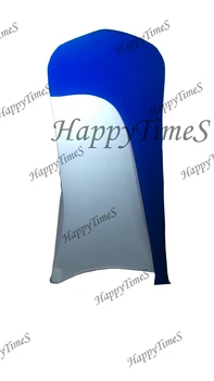 

50pcs Lycra/Spandex Chair Cap Sashes In Royal Blue Color,Wedding Supplies Chair Hat Decoration