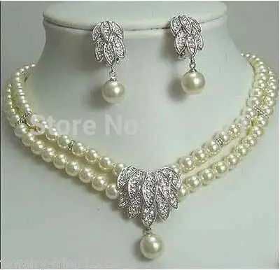 

Jewelery Pearl Necklace Earring SET