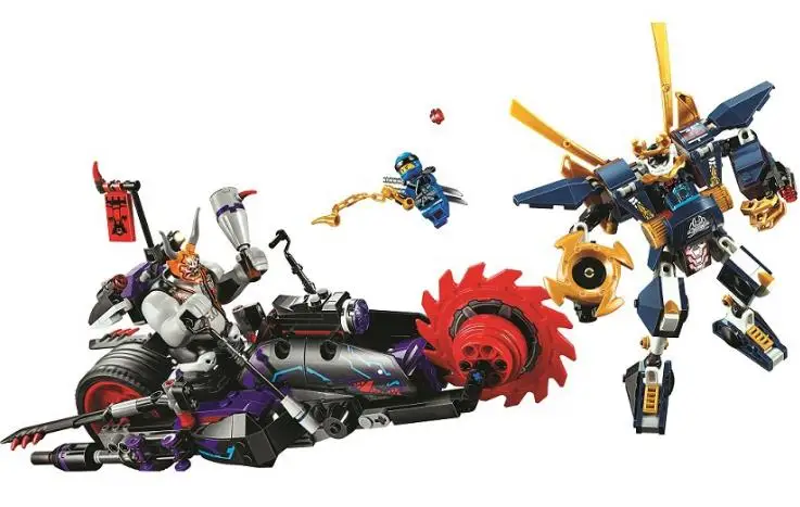 

2018 New 10805 565pcs Ninja Killow Vs. Samurai X Model Building Blocks kids DIY Bricks Toys Gift Compatible with Legoed 70642