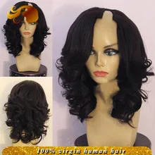 Best Unprocessed Brazilian U Part Human Hair Wigs Loose Wave Stock U Shaped Wig Virgin Hair Glueless Upart Wigs For Black Women