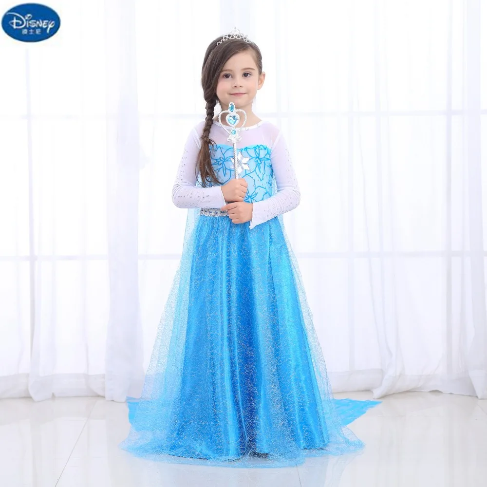 Аксессуары для кукол Disney Холодное сердце юбка платье Эльзы королевы Детские