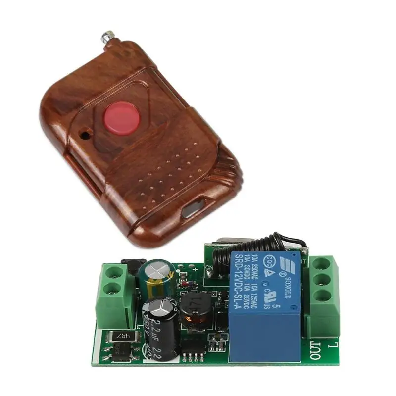 

Smart home 433Mhz Universal Wireless Remote Control touch Switch 1CH relay Receiver Module + 433 Mhz Transmitter Remote Controls