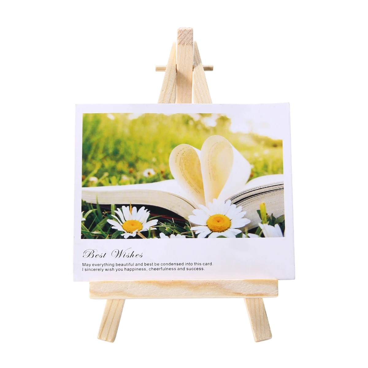 10pcs/set Wooden mini easel Stands Table Card Stand holder Small Picture Display Stand for Home Party Wedding Decoration