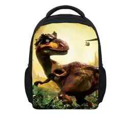 Модный детский рюкзак с животным 3D принтом динозавра, школьный детский рюкзак для мальчиков, Детский рюкзак для маленьких мальчиков