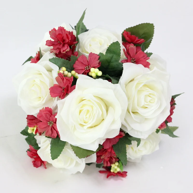 JAROWN Simulation European Small Chrysanthemum Artificial Silk Cosmos Flowers For Wedding Photography Decoration Home Decor (1)