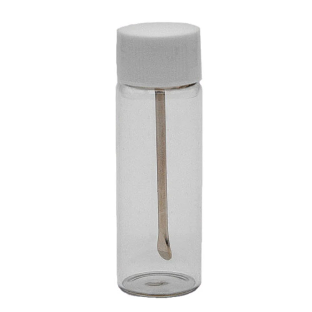 68 мм стеклянная бутылка для снортера, чехол для таблеток, бутылка для снортера с металлической ложкой - Цвет: TP