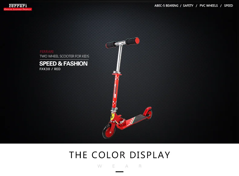 PVC wheels Adjustable Kick Scooter Portable Folding Outdoor Children fun playing Foot Kick Scooters