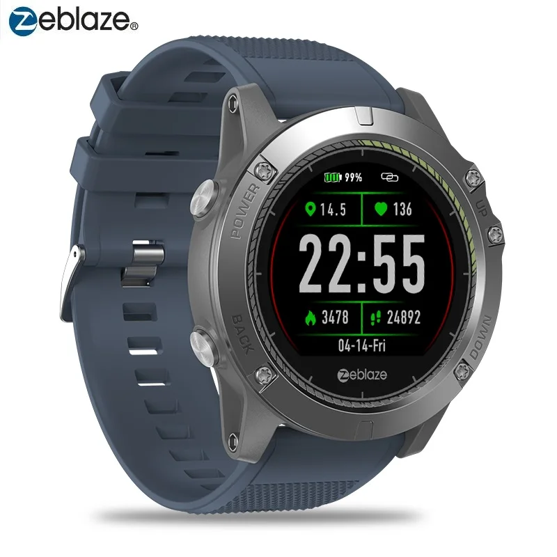 Original Zeblaze VIBE 3 HR Smartwatches Run Route Tracking GreenCell Heart Rate Monitor Smart Watch Sports Watches Male Female (3)
