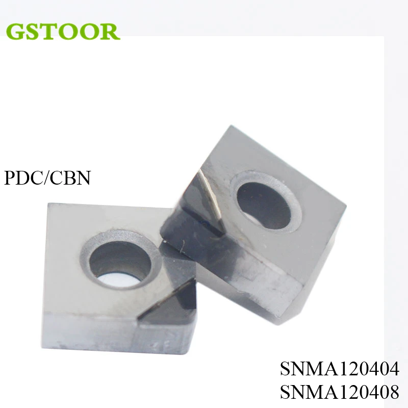 

2PCS SNMA PCD CBN High quality External turning tool for lathe metal cutting