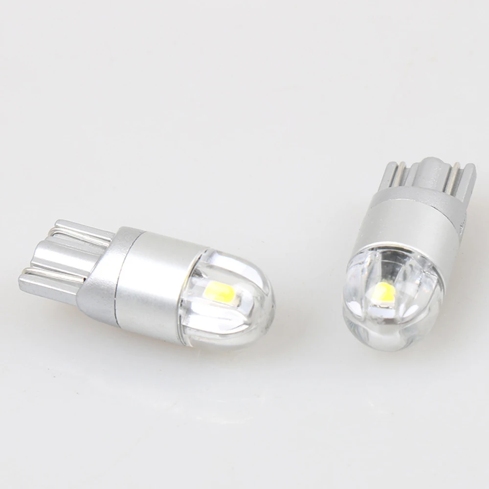 JYL 2 шт. T10 светодиодный лампы 168 501 W5W светодиодный лампы T10 Клин 3030 2SMD DC 12V Для Авто Мото номерной знак светильник