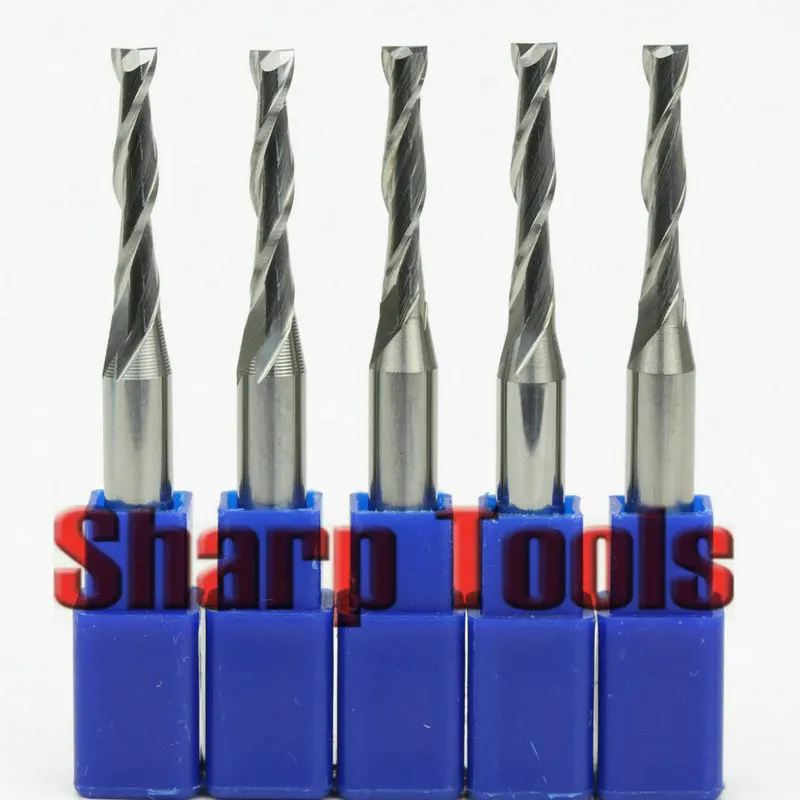 2 flute milling cutter spiral router bits engraving tool cutter_1