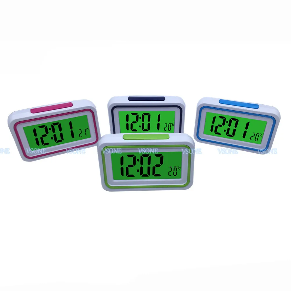 Spanish Talking Alarm Clock with Thermometer, Backlit, for Blind or Low Vision