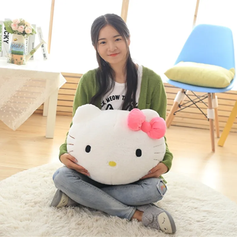 Lovely-Hello-Kitty-Pillow-Soft-high-quality-Stuffed-Plush-Hello-Kitty-Cushion-2-Designs-2-Colors