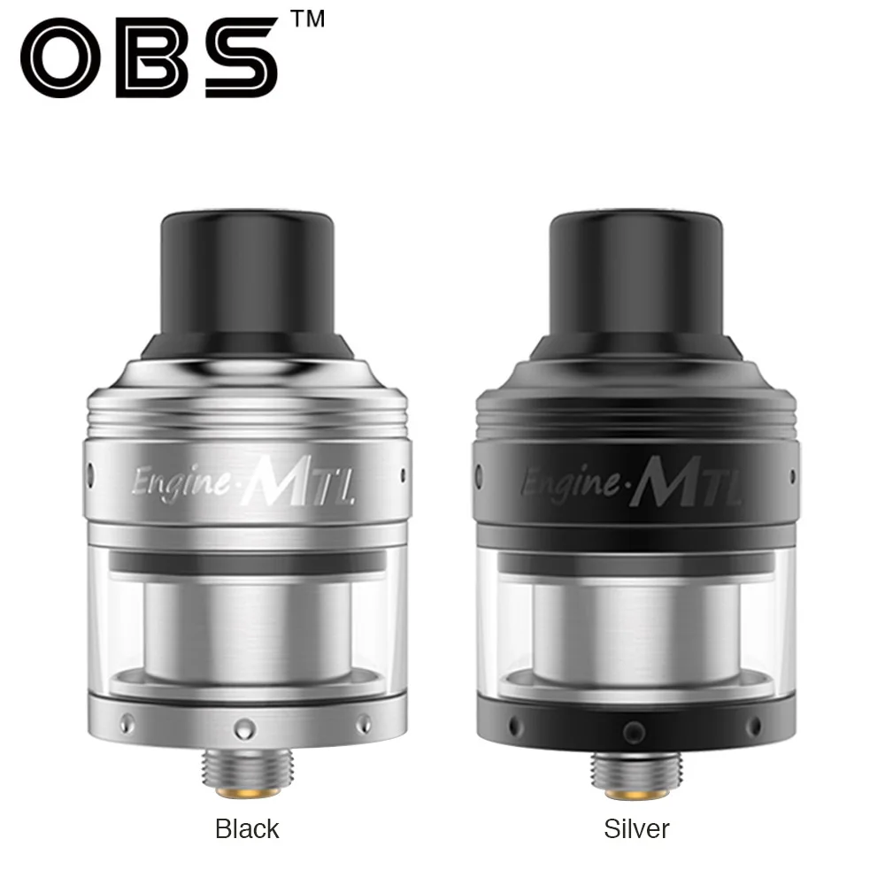 

Original OBS Engine MTL RTA 2ml Capacity RTA Single Coil Building for OBS Cube Vape Mod OBS Engine Atomizer Vs Zeus Dual