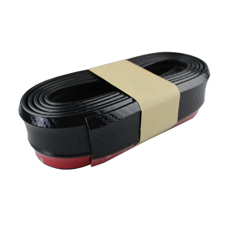 RASTP- резиновый мягкий черный бампер из углеродного волокна для наружного переднего бампера/Автомобильный бампер RS-LKT006A - Цвет: 3D Carbon