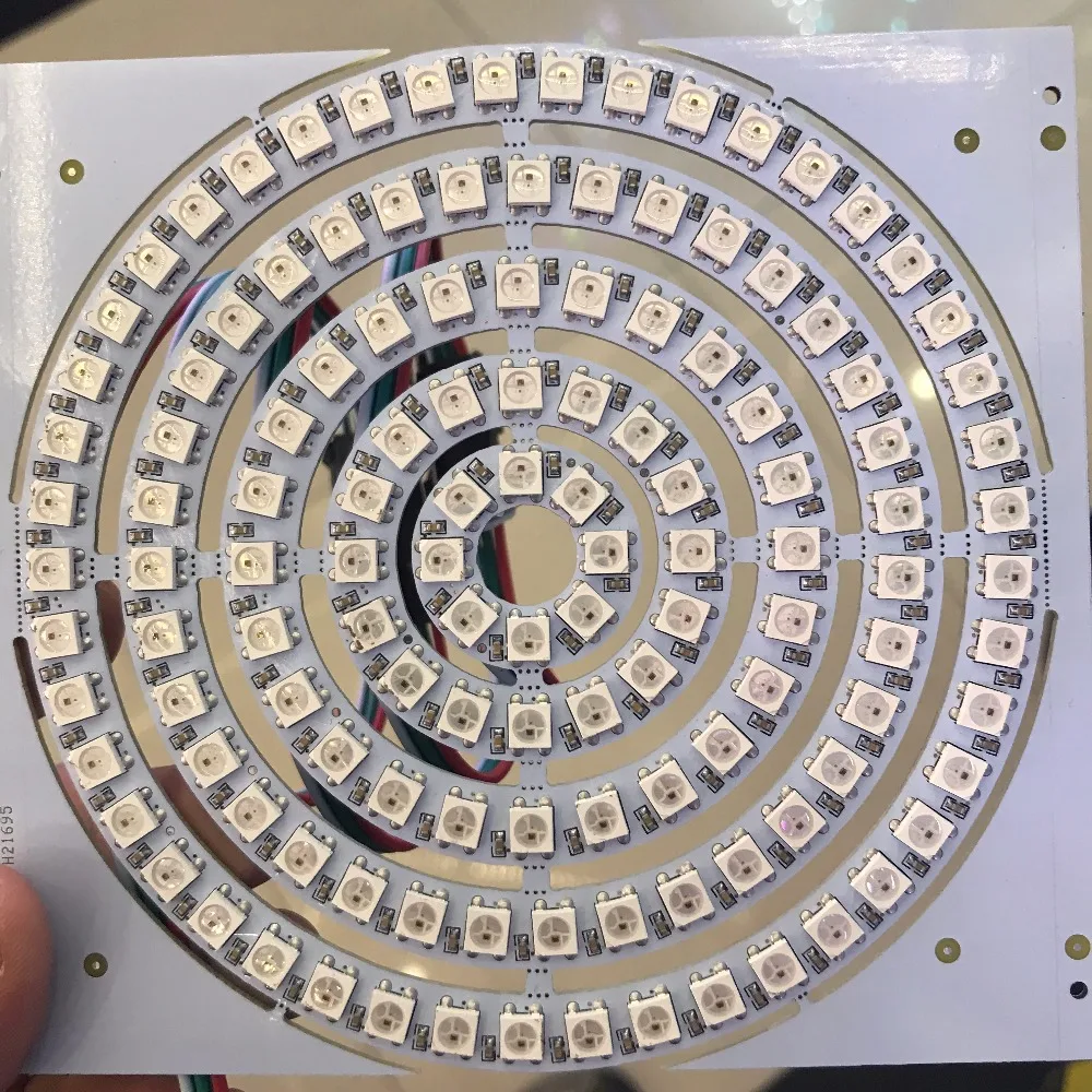 Адресуемое WS2812B пиксельное кольцо WS2812 SK6812 5050 RGB светодиодное WS2811 ic встроенный DC5V 1
